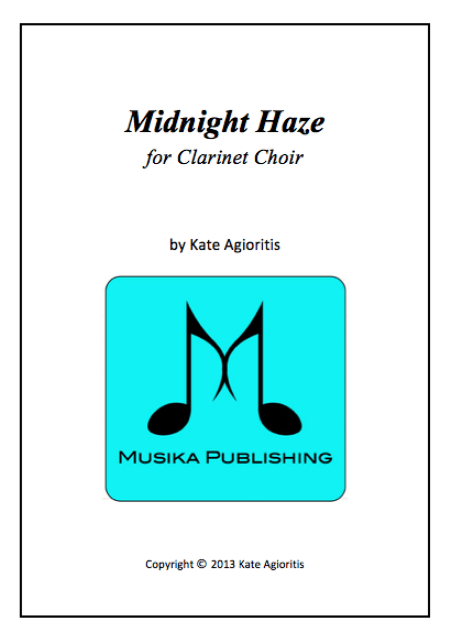 Midnight Haze - for Clarinet Choir Clarinet Choir scores gallery preview page 1