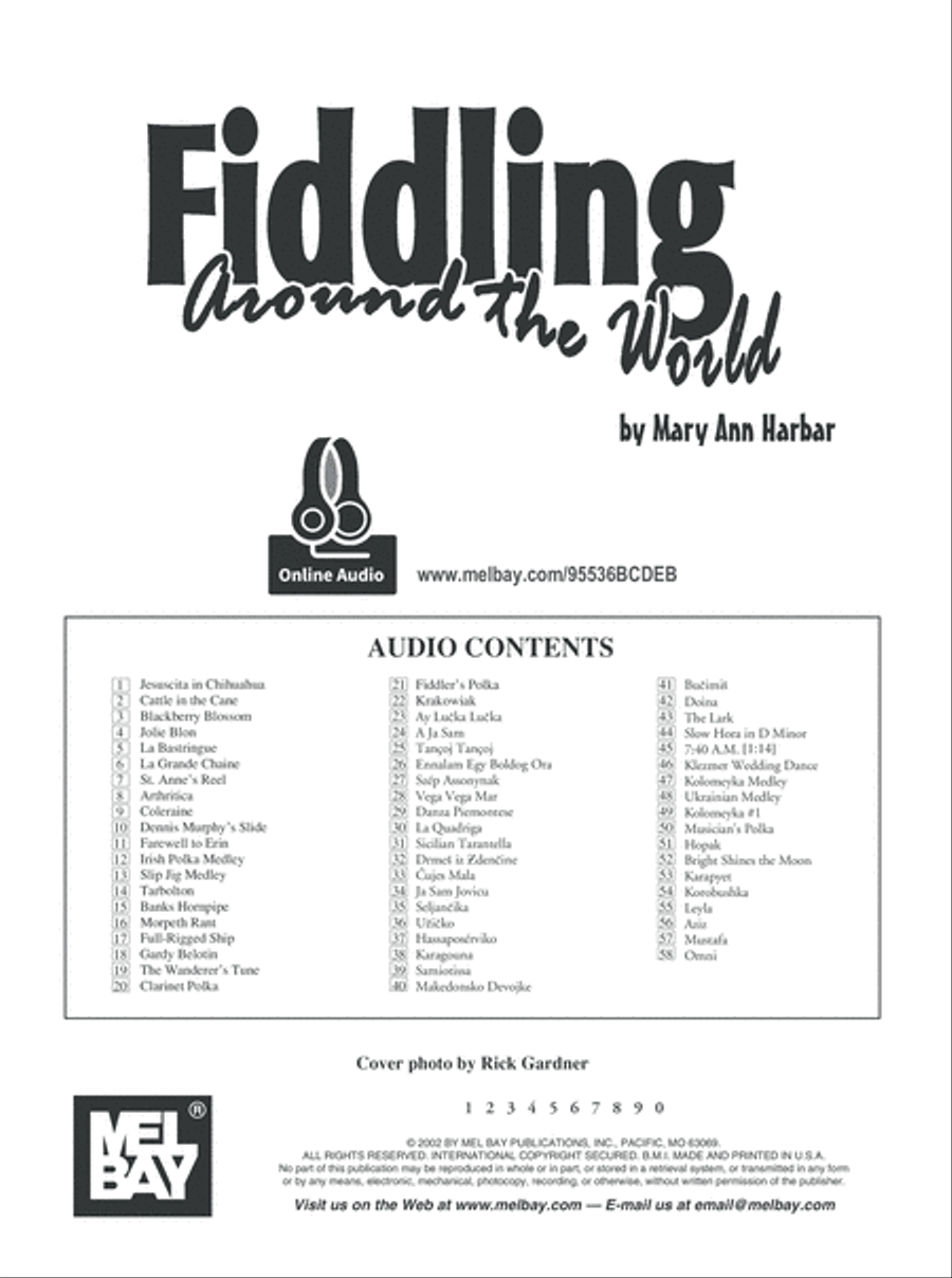 Fiddling Around the World Violin scores gallery preview page 7