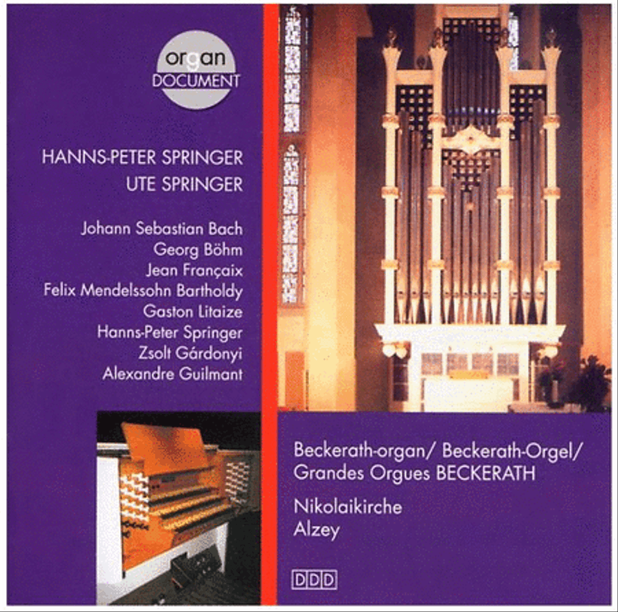 Orgelmusik aus der Nikolaikirche zu Alzey CD scores gallery preview page 1