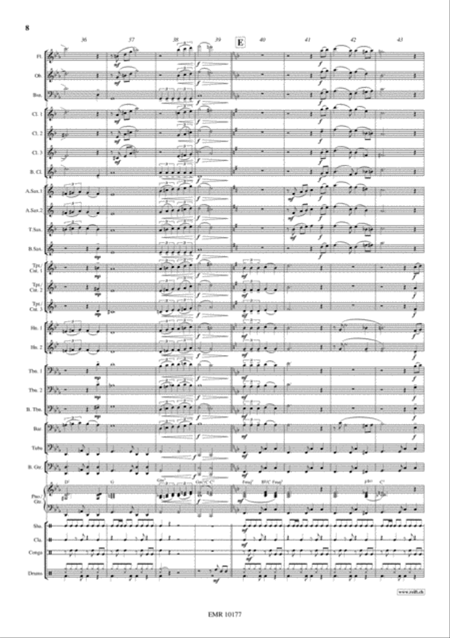 Tango Tango Concert Band scores gallery preview page 9