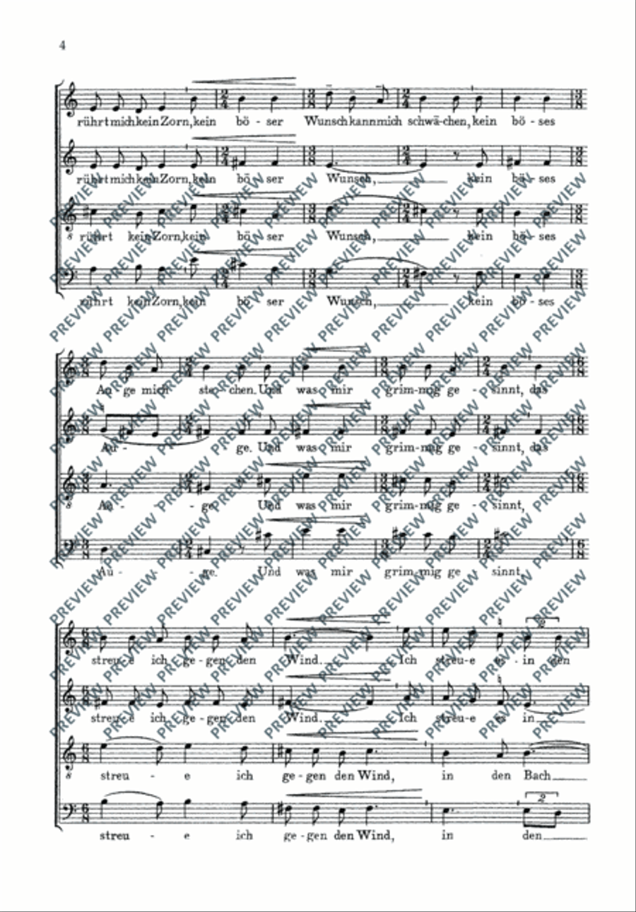 Magic and blessing Magic and blessing 4-Part scores gallery preview page 5