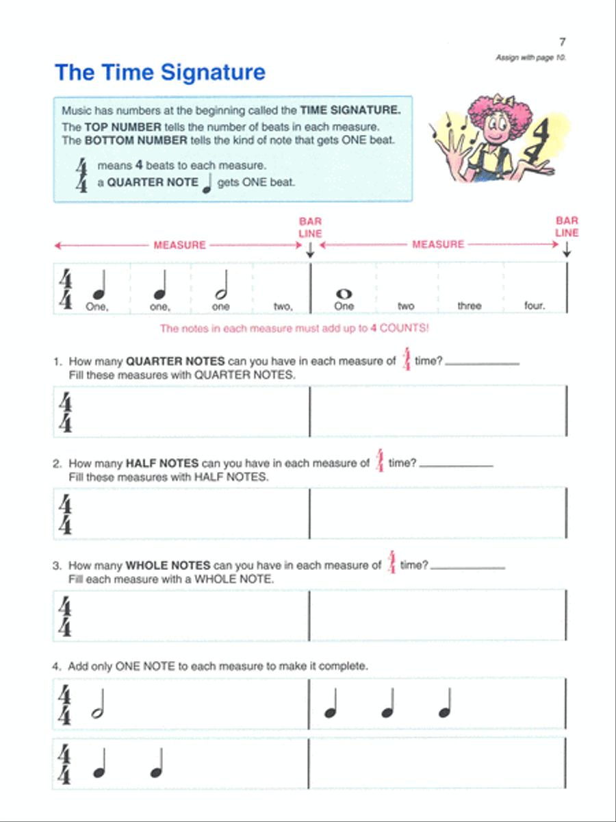 Alfred's Basic Piano Library Theory Complete Piano Method scores gallery preview page 2