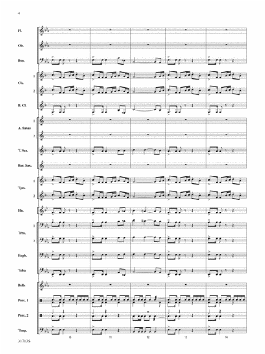 A Jamestown Trilogy: Score Concert Band scores gallery preview page 4