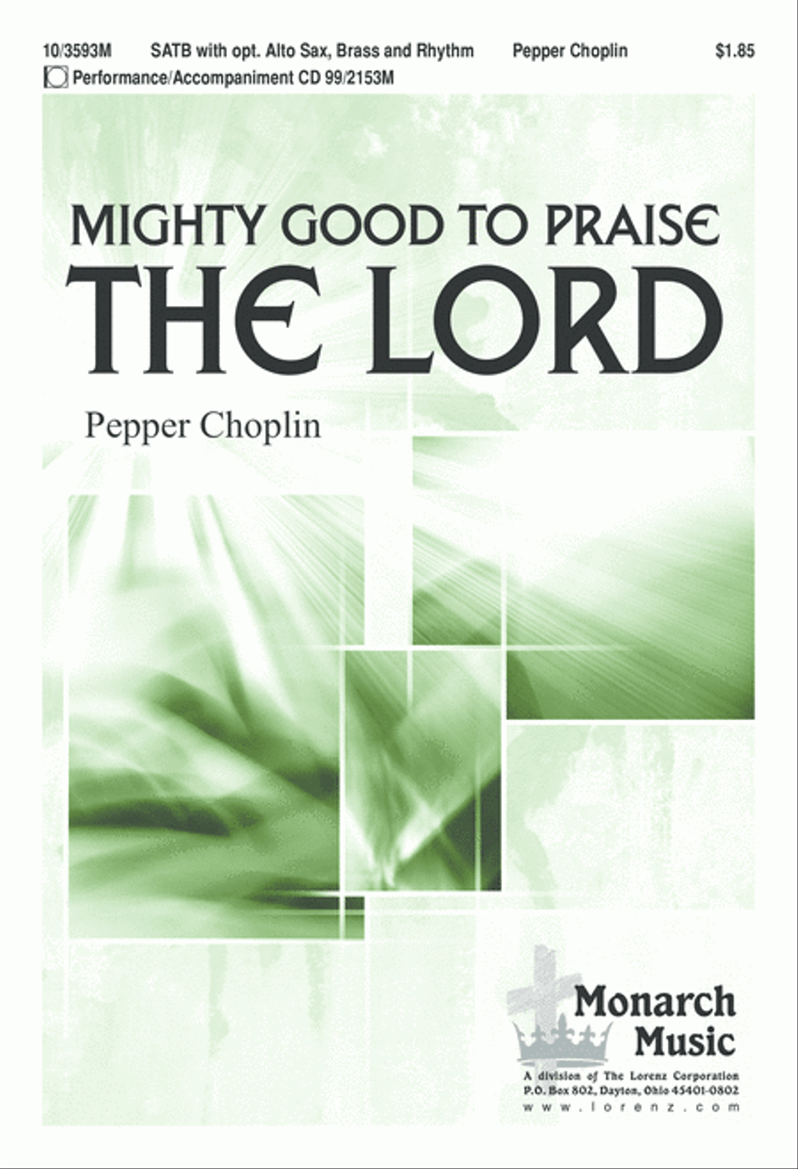 Mighty Good to Praise the Lord 4-Part scores gallery preview page 1