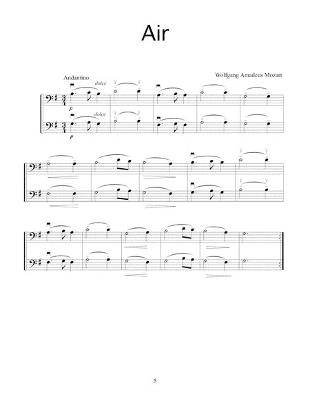 Easy Duets for Cello