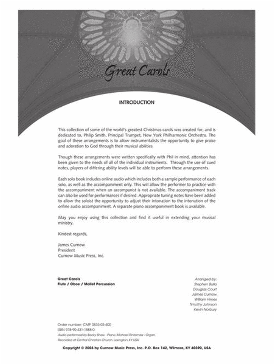 Great Carols Flute scores gallery preview page 4