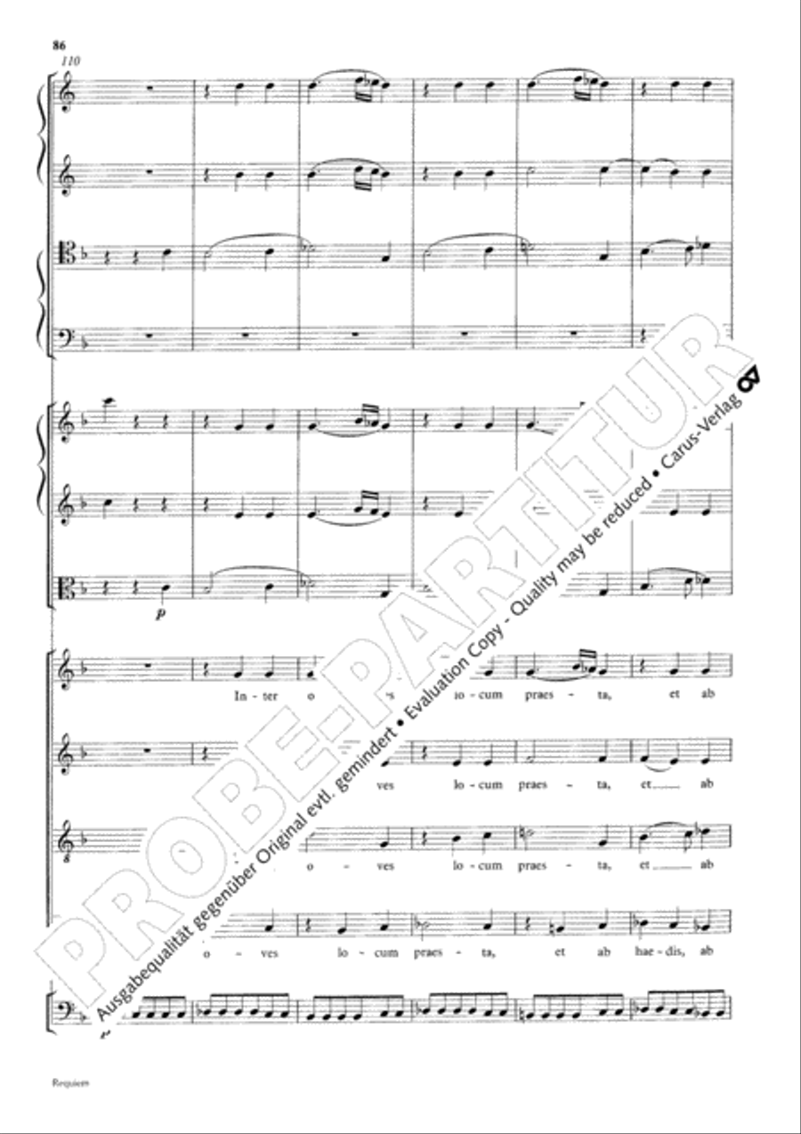 Requiem Requiem 4-Part scores gallery preview page 93
