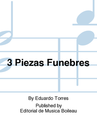 Book cover for 3 Piezas Funebres
