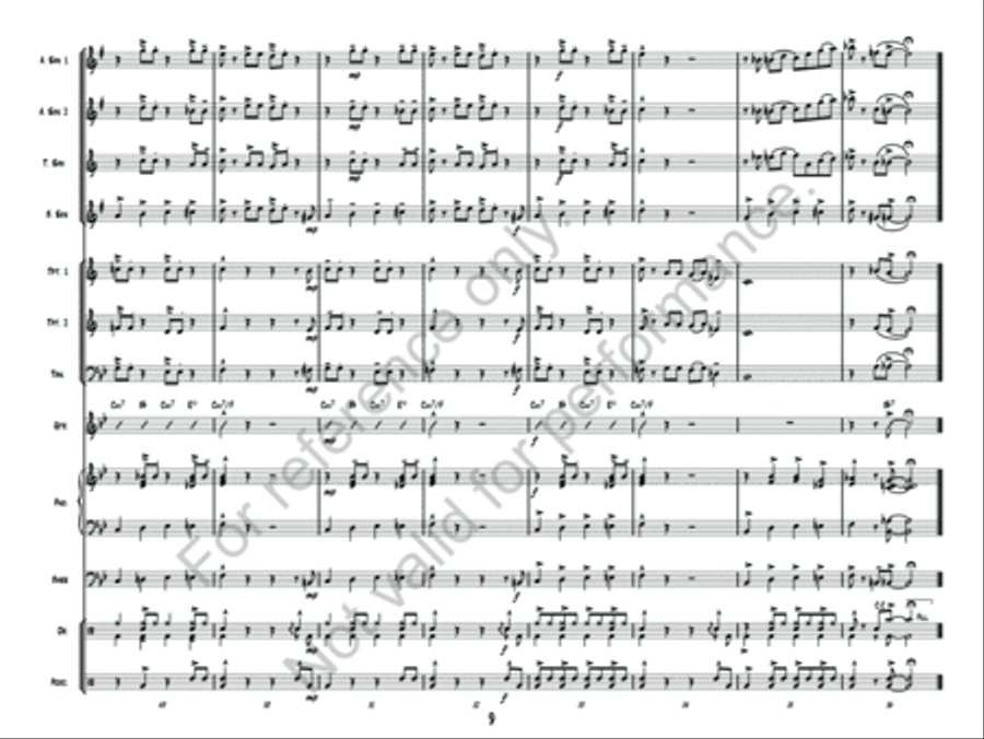 Low Down, Slow Down Blues Jazz Ensemble scores gallery preview page 10