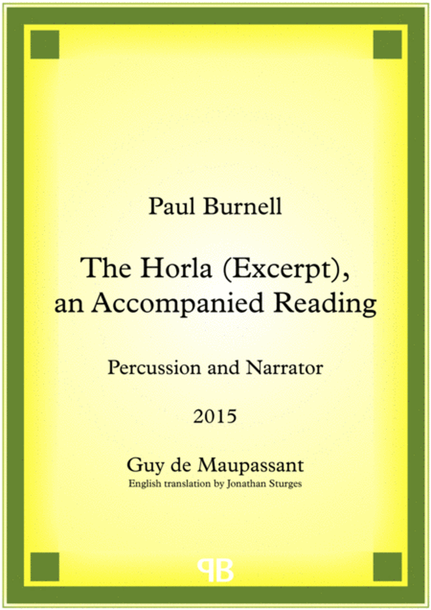 The Horla (Excerpt), an Accompanied Reading image number null