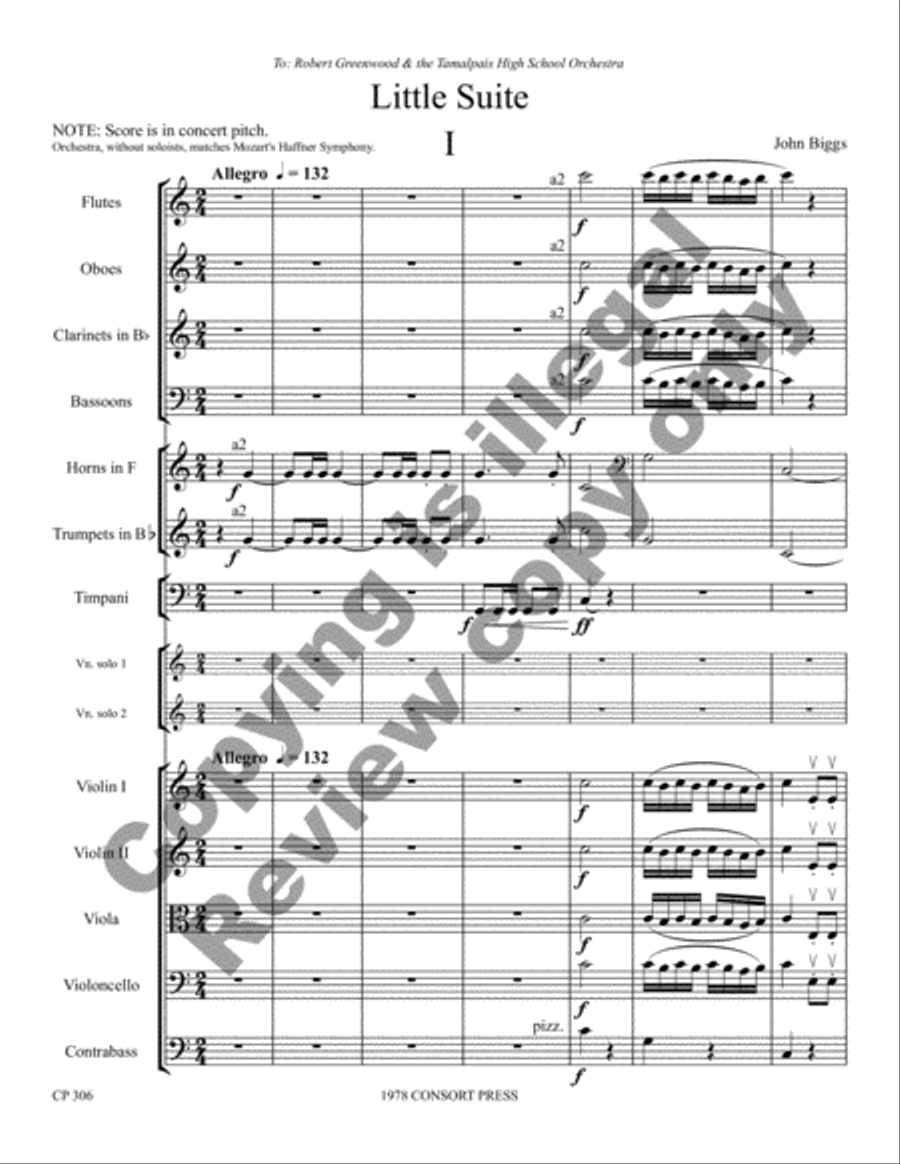 Little Suite Full Orchestra scores gallery preview page 81