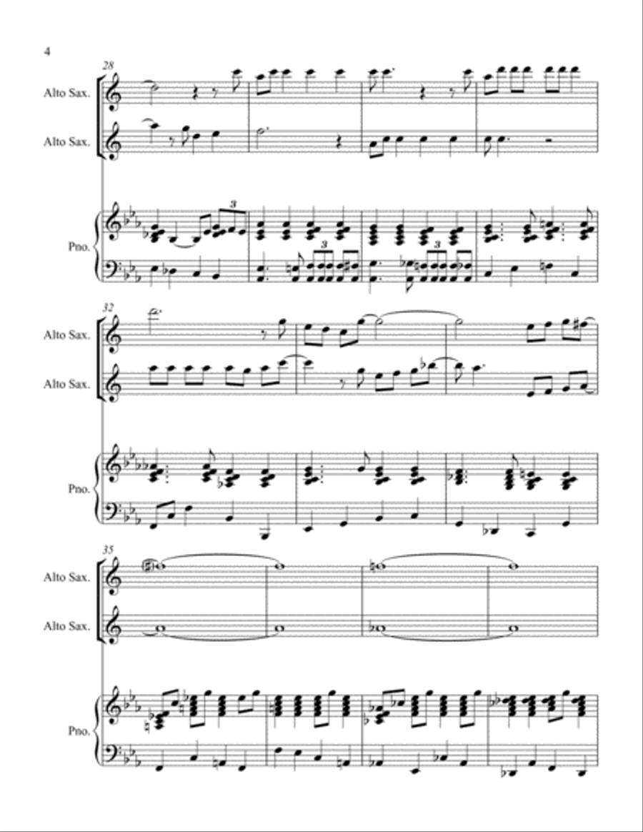Baby, It's Cold Outside Baby, It's Cold Outside Woodwind Duet scores gallery preview page 4