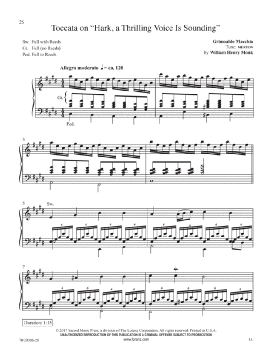 People, Look East! Organ Solo scores gallery preview page 12