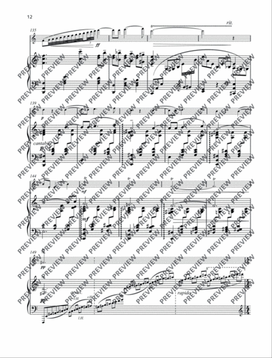 Love’s sorrow Violin Solo scores gallery preview page 13