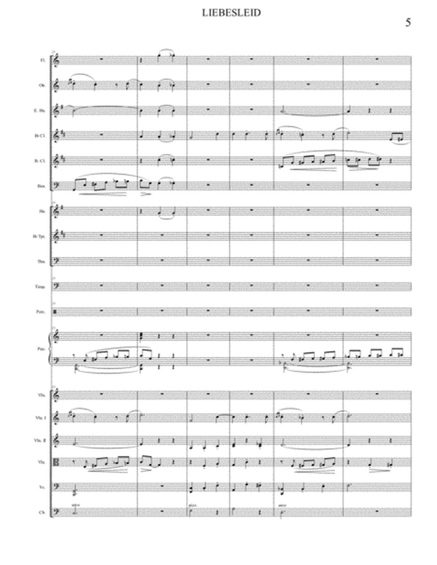 Kreisler/Rachmaninoff/Leytush - "LIEBESLEID",  for Violin, Piano and Orchestra