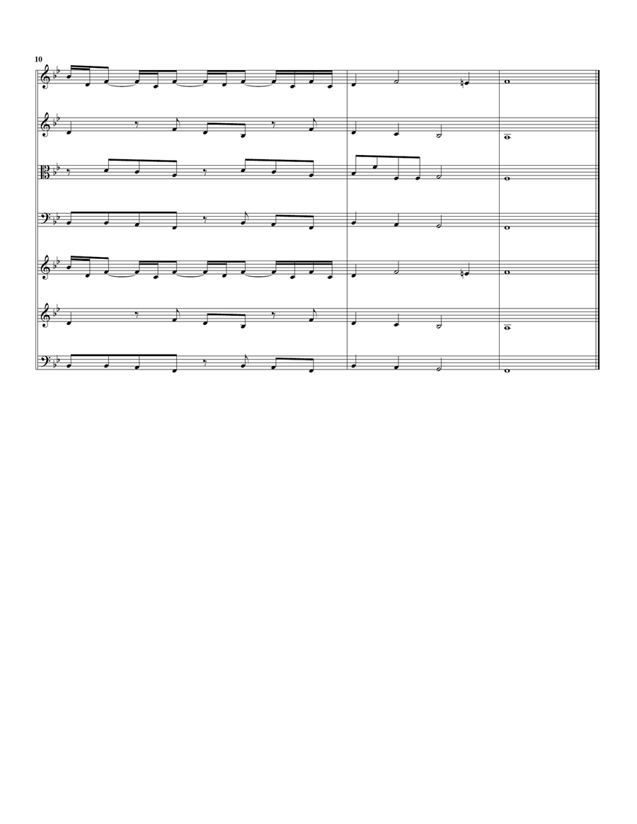 Concerto grosso Op.3, no.5 in B flat major String Orchestra scores gallery preview page 3