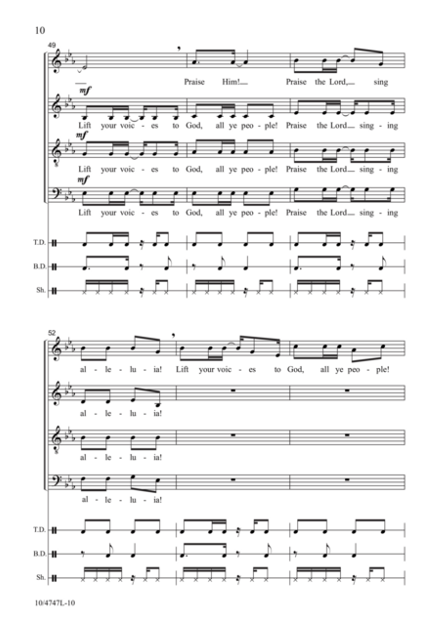 African Psalm African Psalm 4-Part scores gallery preview page 10