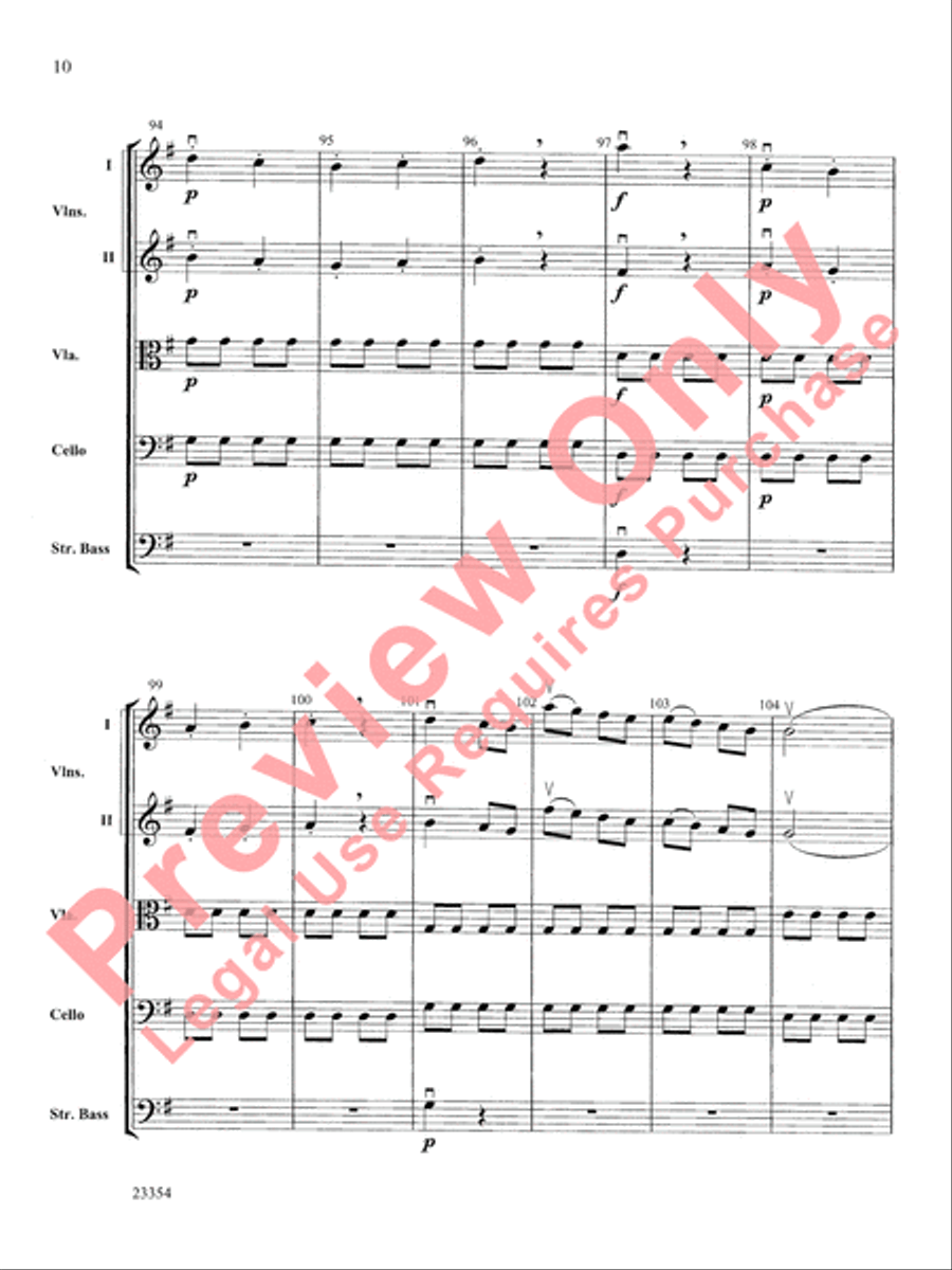 Symphony No. 8 Symphony No. 8 String Orchestra scores gallery preview page 11