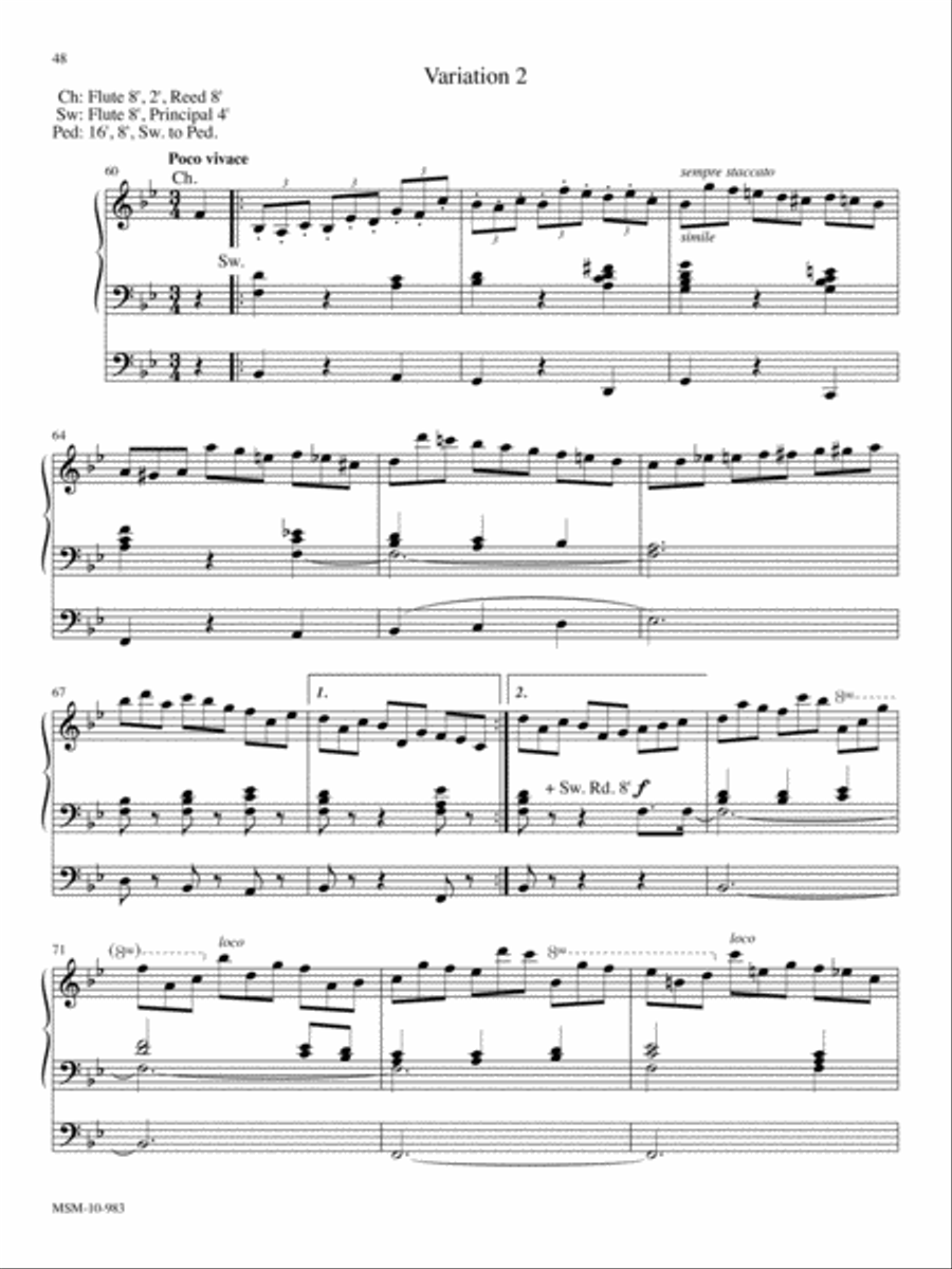 America the Beautiful Five Patriotic Pieces for Organ Organ Solo scores gallery preview page 21