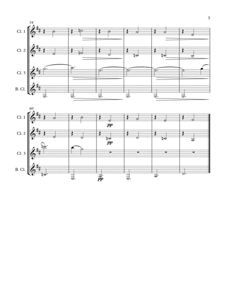 Three Gymnopedies (Clarinet Quartet)