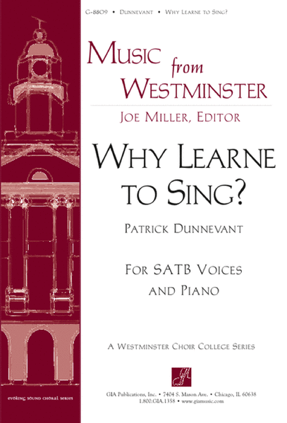Why Learne to Sing?