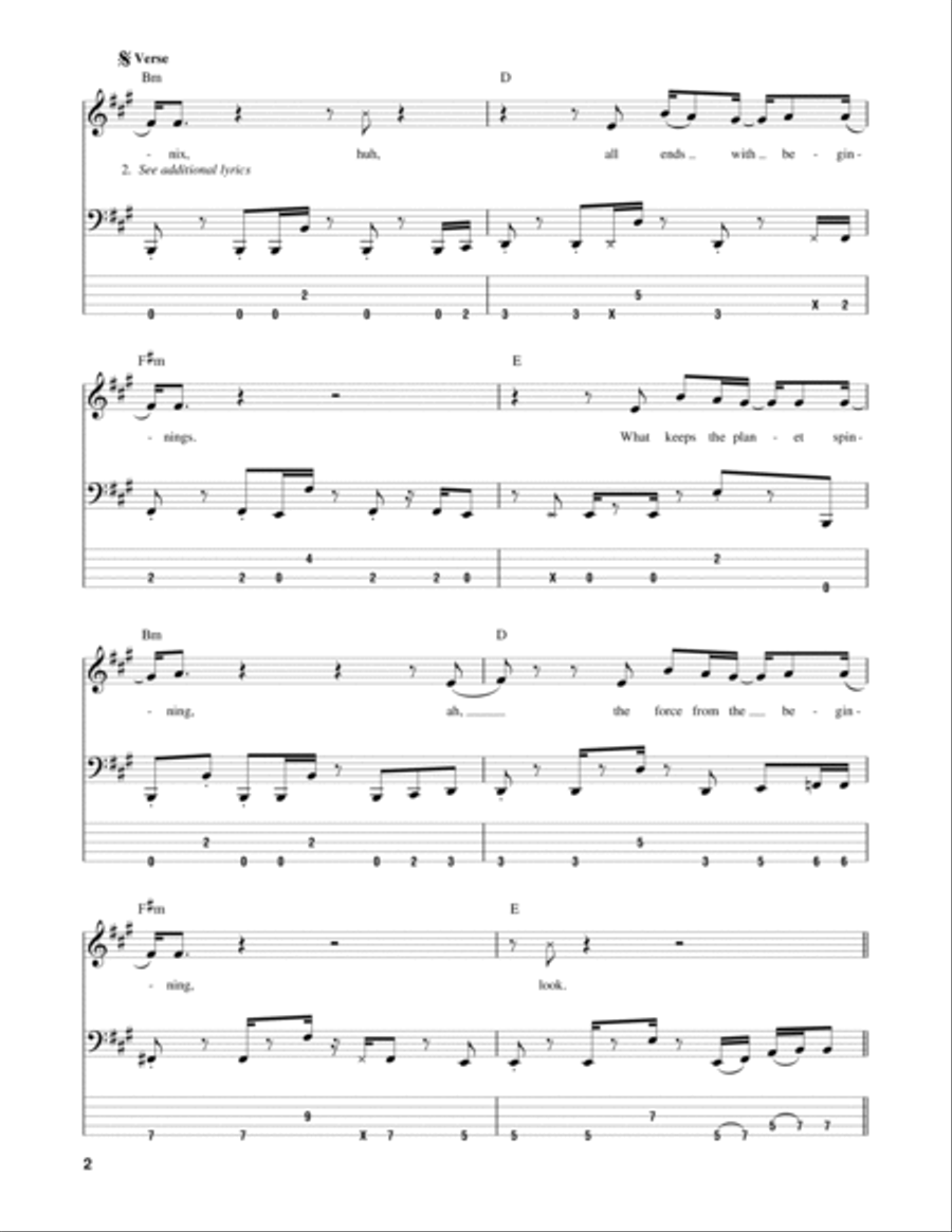 Get Lucky Guitar Tablature scores gallery preview page 2