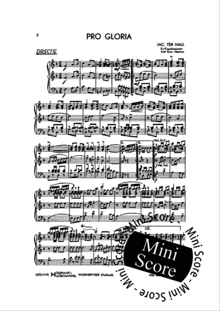 Pro Gloria Fanfare Band scores gallery preview page 4