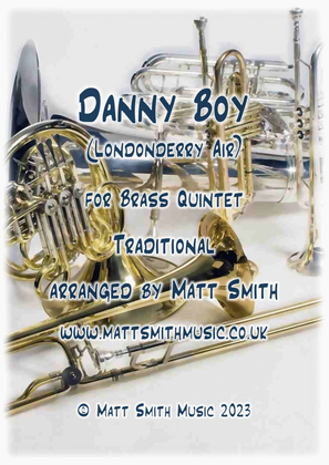 Book cover for Danny Boy (Londonderry Air) - BRASS QUINTET