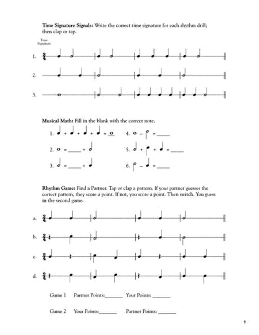 Thirty Days to Music Theory (Classroom Resource) Reproducible Packs scores gallery preview page 3