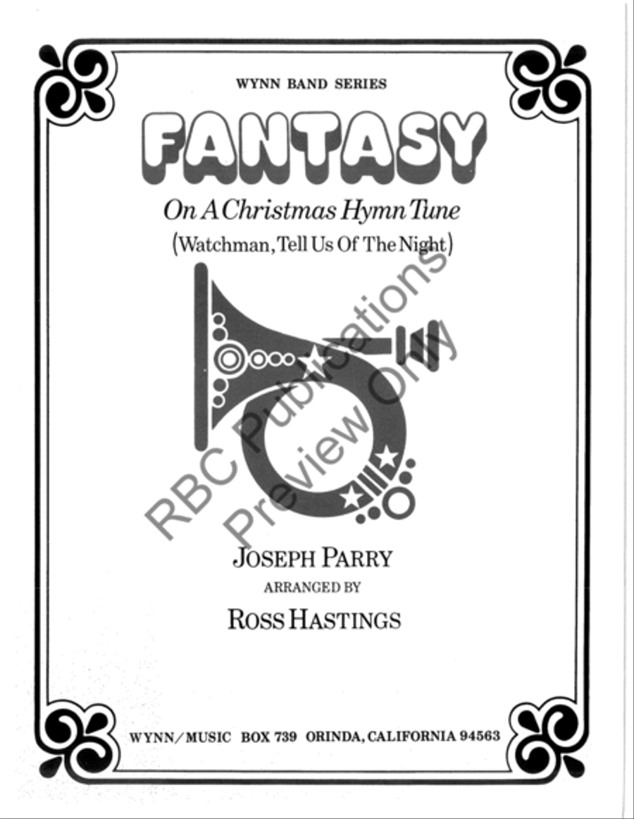 Fantasy On A Christmas Hymn Tune (Score) Concert Band scores gallery preview page 2