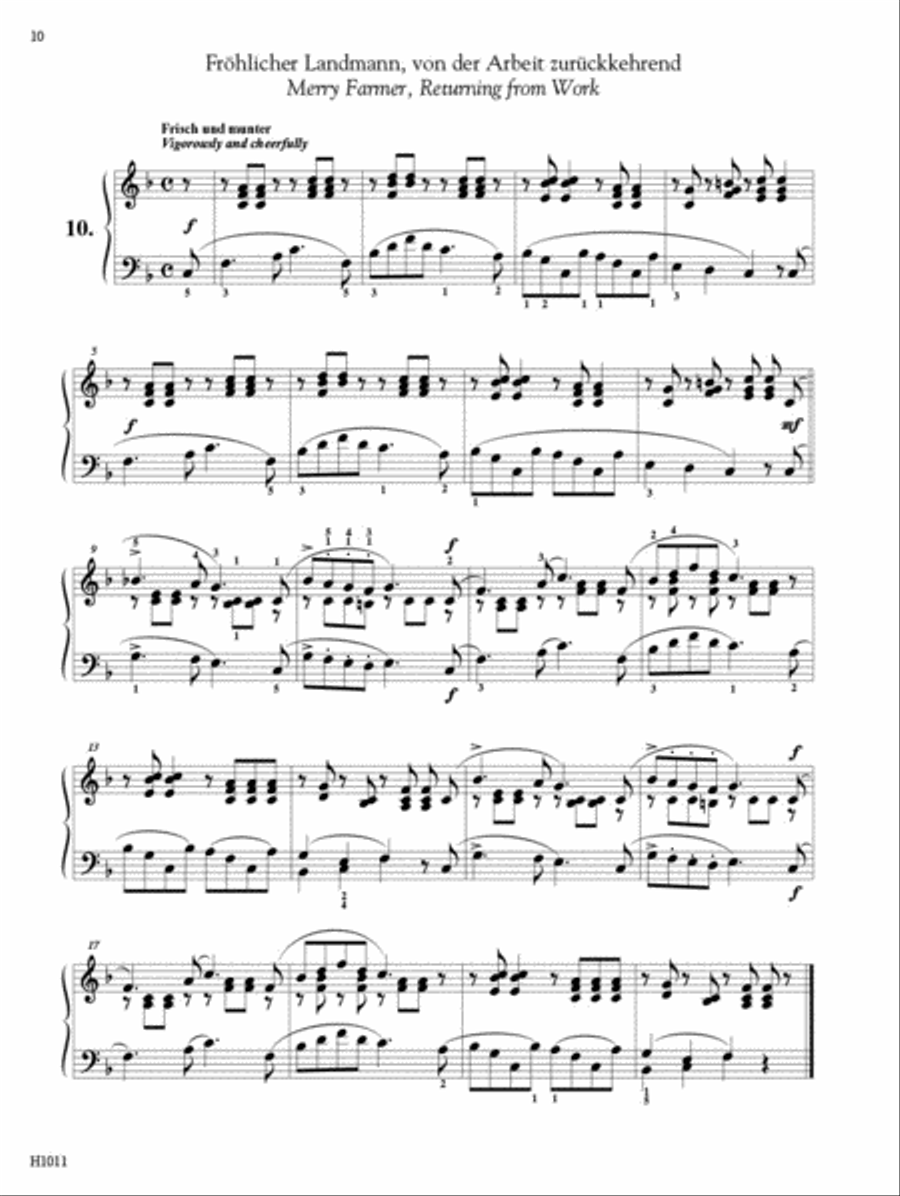 Schumann -- Album for the Young, Op. 68 Piano Solo scores gallery preview page 4