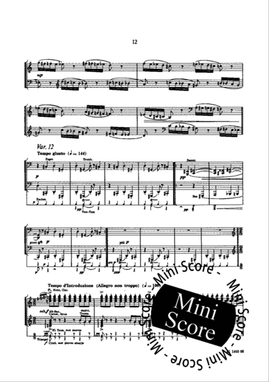 Variations on a Dutch Folksong Concert Band scores gallery preview page 16