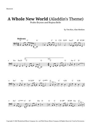 A Whole New World (aladdin's Theme)