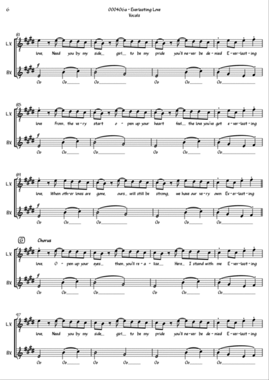 Everlasting Love Everlasting Love Small Ensemble scores gallery preview page 6