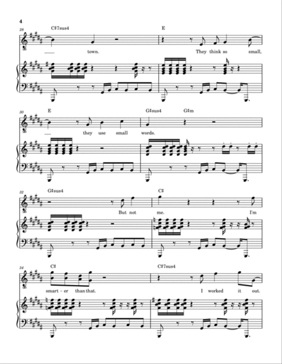Big Time Big Time Piano, Vocal, Guitar scores gallery preview page 5