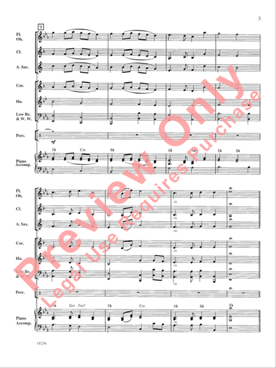 Northridge Overture Concert Band scores gallery preview page 4