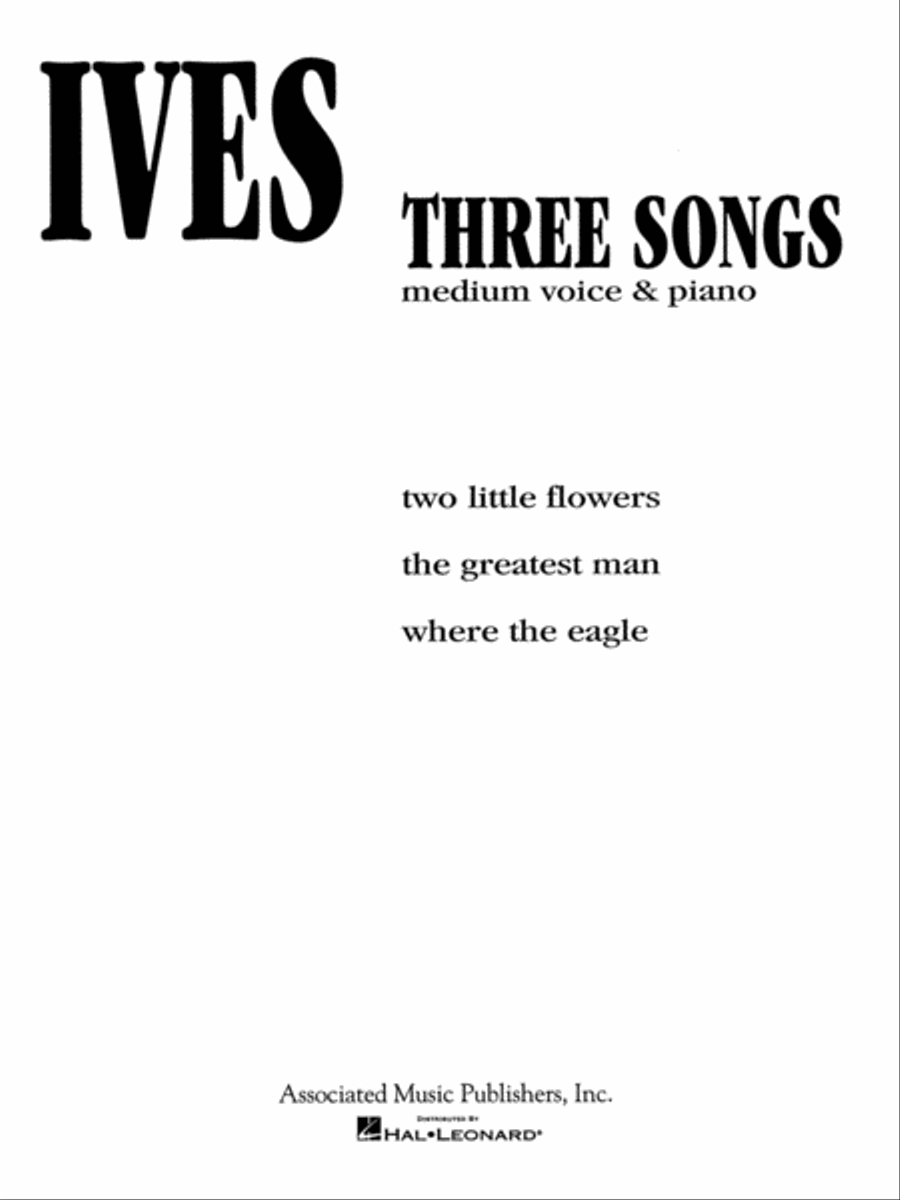 3 Songs 3 Songs Voice scores gallery preview page 1