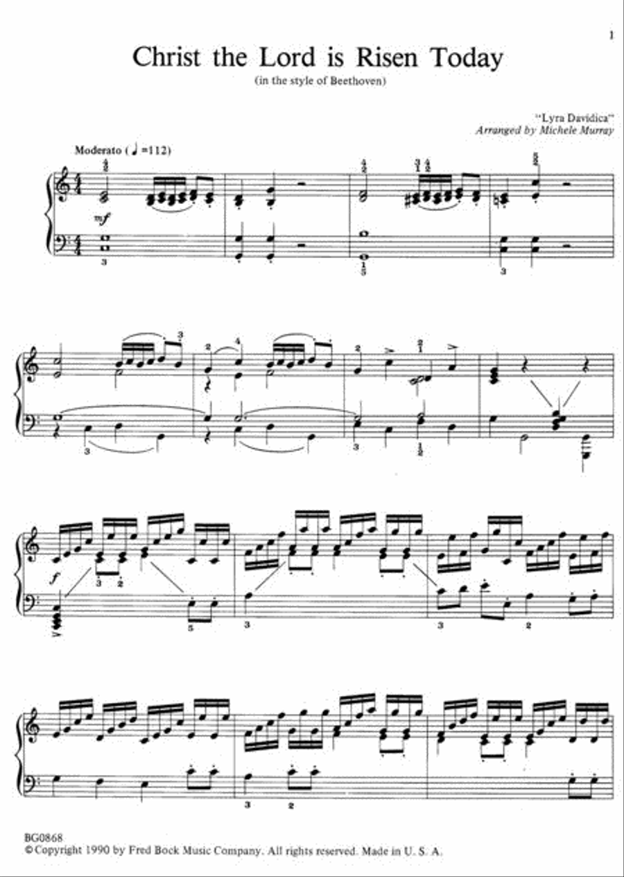 Hymns in The Style of the Masters - Volume 2 Piano Solo scores gallery preview page 2