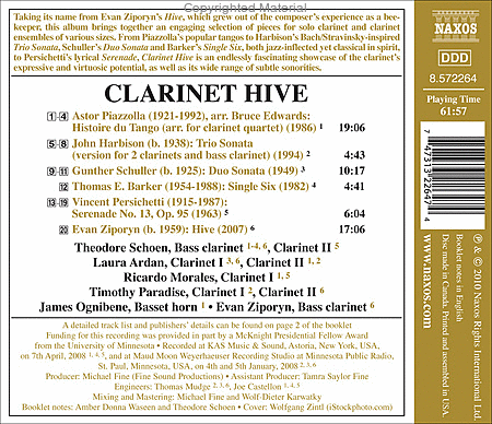 Clarinet Hive: Works for Clarinet image number null