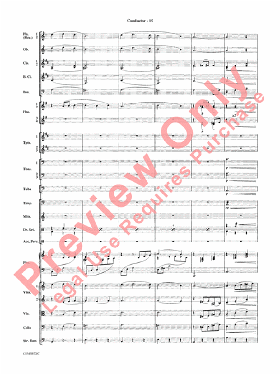 A Tribute to Henry Mancini Full Orchestra scores gallery preview page 18