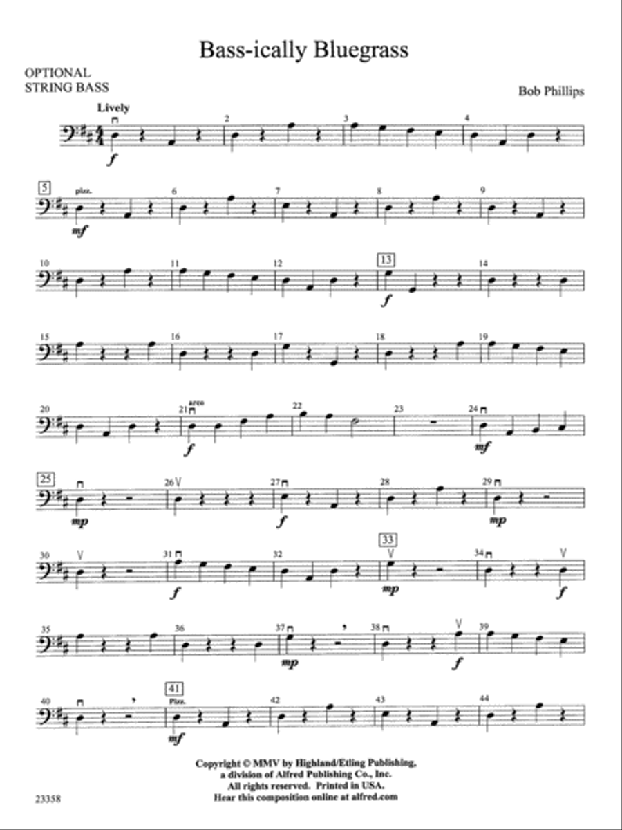 Bluegrass online upright bass