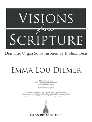 Book cover for Visions from Scripture
