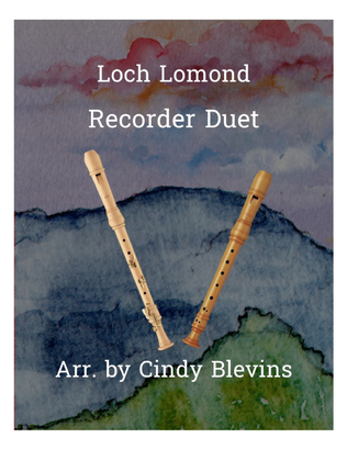 Book cover for Loch Lomond, Recorder Duet