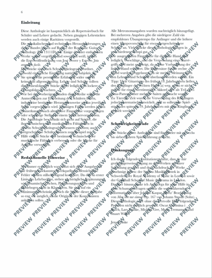 Romantic Guitar Anthology Classical Guitar scores gallery preview page 7