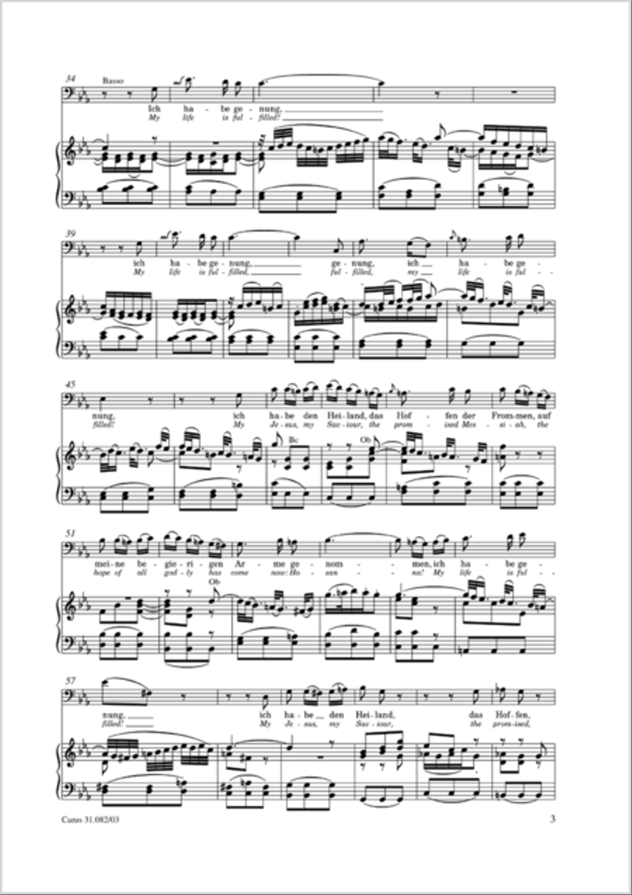 I have enough (Ich habe genung) Mezzo-Soprano Voice scores gallery preview page 26