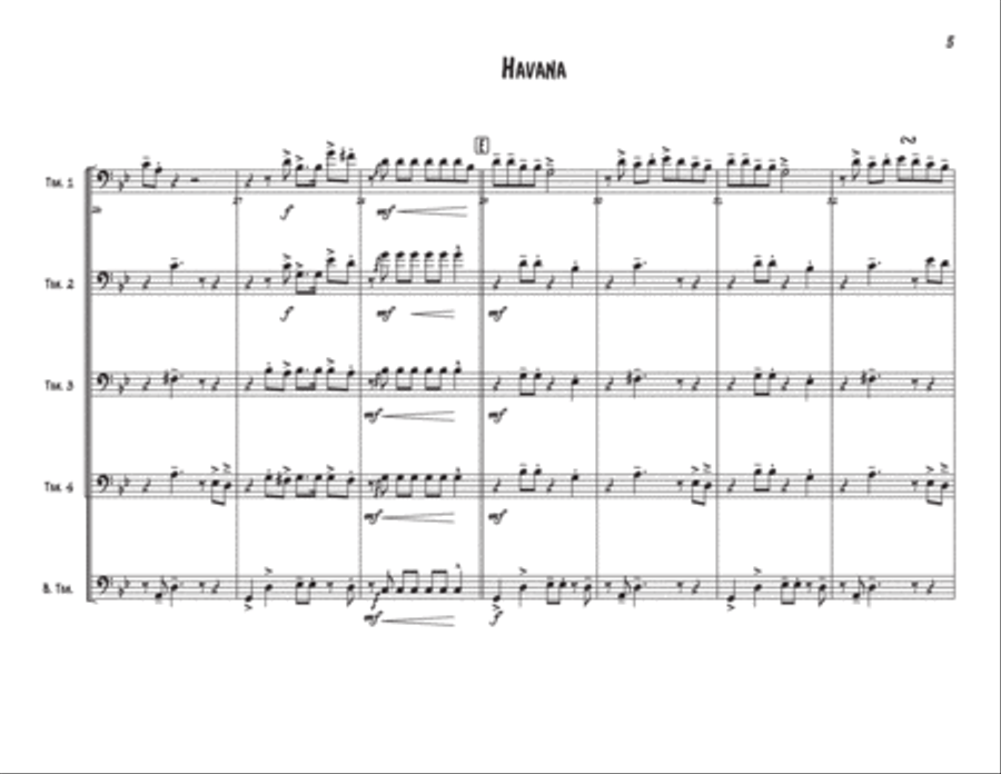 Havana Small Ensemble scores gallery preview page 5