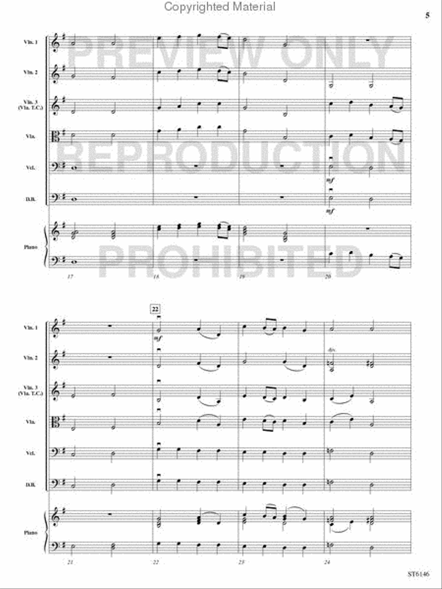 A Soldier's Hymn String Orchestra scores gallery preview page 4