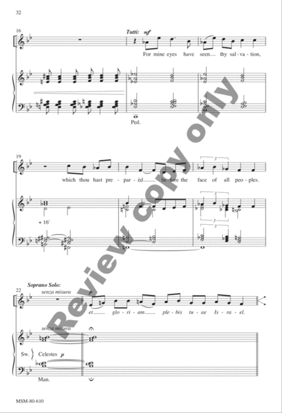 Evensong Unison Choir scores gallery preview page 65