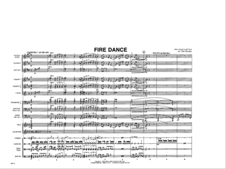 Fire Dance Fire Dance Marching Band scores gallery preview page 2