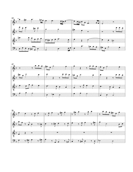 Fugue no.4, HWV 608 (version in 4 4) (arrangement for 4 recorders)
